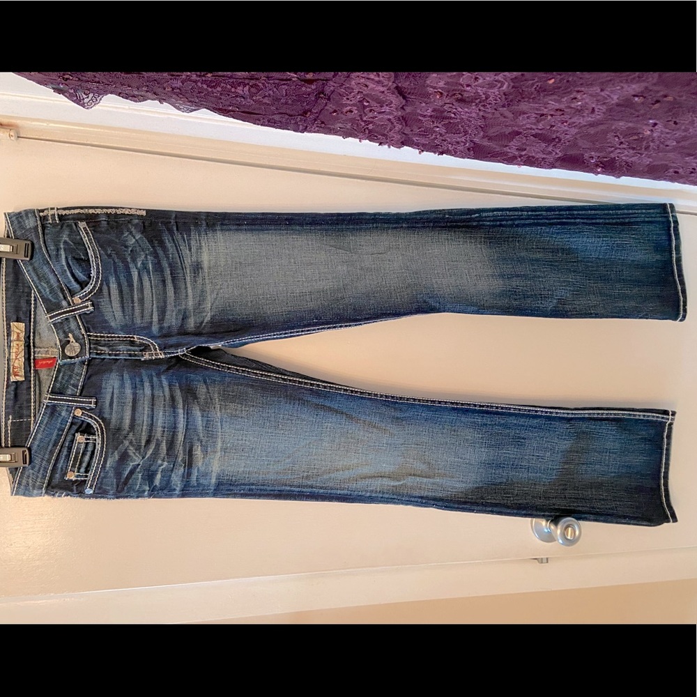 BKE 26 x 33 1/2 Stella bootcut with silver sequins